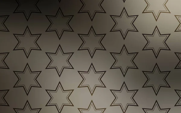 Modèle Vectoriel Gris Clair Avec Étoiles Noël Illustration Abstraite Géométrique — Image vectorielle
