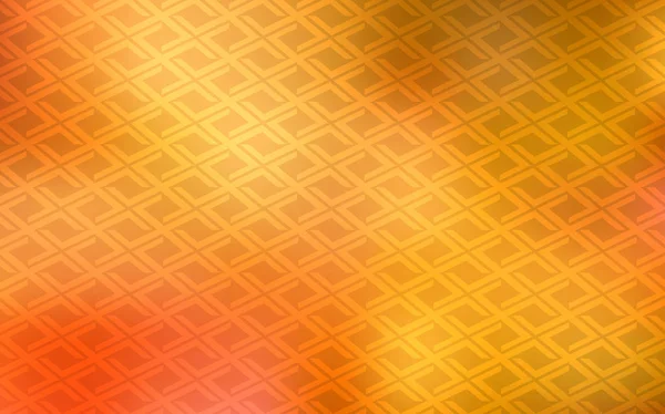 Light Orange Vector Backdrop Rectangles Squares Illustration Set Colorful Rectangles — Stock Vector