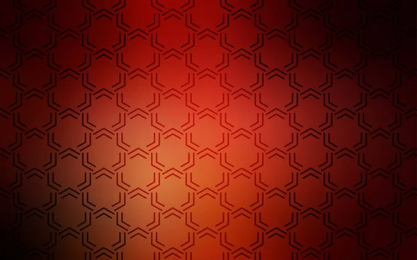Темно Оранжевый Векторный Фон Прямыми Линиями Размытый Декоративный Дизайн Простом — стоковый вектор