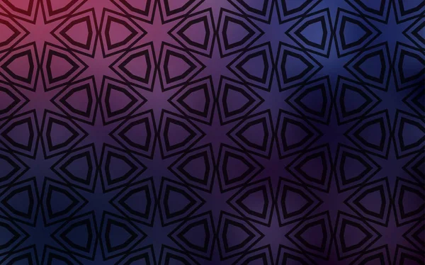 Темно Фиолетовый Вектор Искушает Звездным Небом Декоративная Иллюстрация Звездами Абстрактном — стоковый вектор