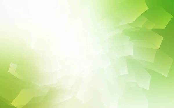 Világos Zöld Sárga Vektor Elrendezés Hatszögletű Alakzat Ábra Színes Hatszög — Stock Vector