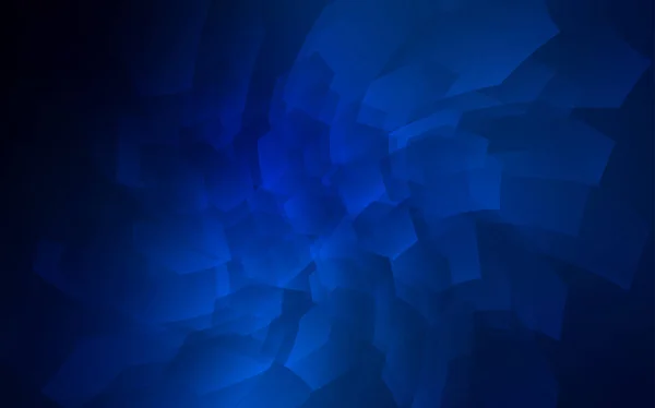 Tmavě Modrý Vektor Vzorek Barevné Šestiúhelníky Obrázek Barevných Šestiúhelníků Bílém — Stockový vektor