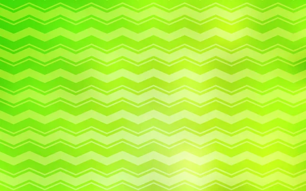 Hellgrünes Gelbes Vektorlayout Mit Flachen Linien Leuchtend Farbige Illustration Mit — Stockvektor