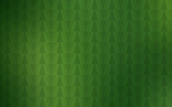 Texture Vectorielle Vert Foncé Avec Style Triangulaire Illustration Abstraite Gradient — Image vectorielle