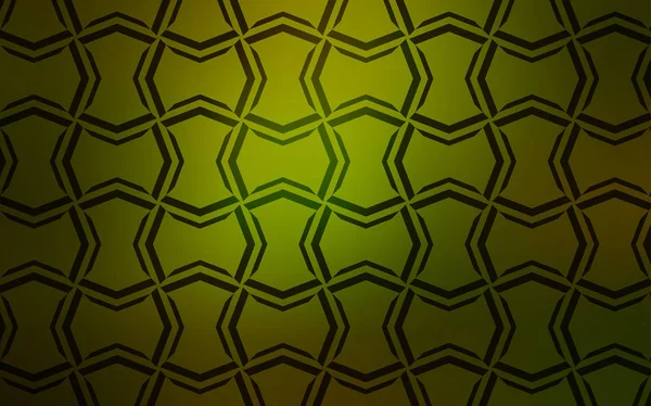 Couverture Vectorielle Vert Foncé Avec Des Rayures Fines Design Décoratif — Image vectorielle