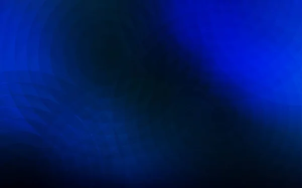 Donker Blauwe Vector Sjabloon Met Cirkels Abstracte Illustratie Met Gekleurde — Stockvector