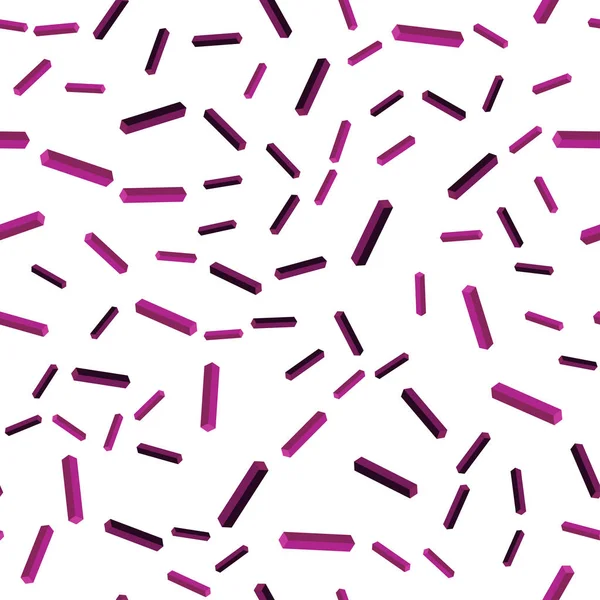 Dark Pink Vector Sin Costuras Diseño Isométrico Con Líneas Planas — Archivo Imágenes Vectoriales