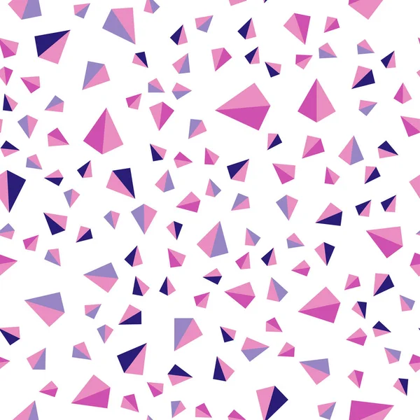 Dark Purple Pink Vector Less Isometric Texture Triangular Style Красивая — стоковый вектор