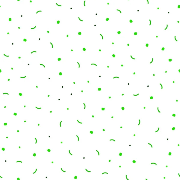 Light Green Vector Seamless Backdrop Dots Lines Design Connection Dots — Stock Vector