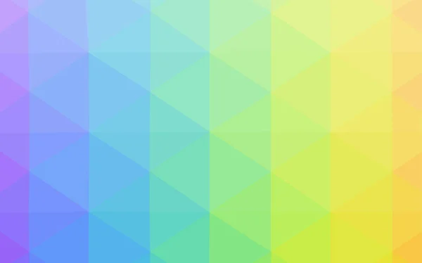 Luz Multicolor Vector Triángulo Textura Del Mosaico Ilustración Colorida Estilo — Vector de stock
