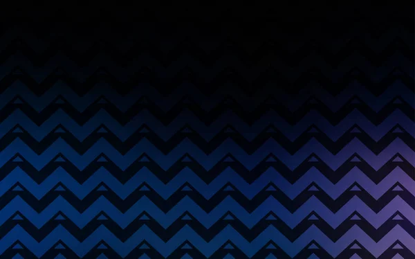 ライン トライアングルの暗い青ベクトル テンプレート カラフルなグラデーションと抽象的な背景上に三角形 最高のデザイン ポスター バナー — ストックベクタ