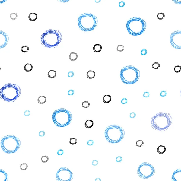 Light Blue Vector Seamless Backdrop Dotts Современная Абстрактная Иллюстрация Красочными — стоковый вектор