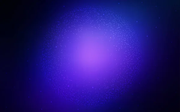 Dark Blue Vector Template Space Stars Modern Abstract Illustration Big — Stock Vector