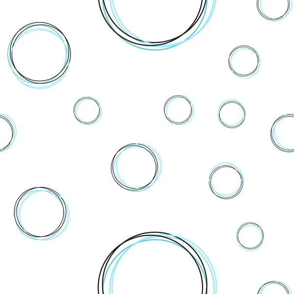 Light Blue Green Vector Seamless Layout Circle Shapes Glitter Abstract — Stock Vector