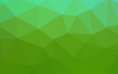 Işık yeşil vektör düşük poli kapak. Noktalı resim stili üçgenler ile yaratıcı çizimde. Tamamen yeni bir tasarım sizin broşürü.