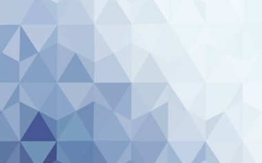 Hafif mavi vektör degrade üçgenler şablonu. Üçgenler ile renkli soyut resimde. Web siteniz için köşeli tasarım.