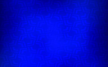 Koyu mavi vektör lav şekiller şablonuyla. Bandy çizgilerle modern degrade soyut resim. Yeni tasarım reklamları, poster, afiş için.