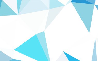 Hafif mavi vektör zemin Çokgen. Gradyan ile Origami tarzında yaratıcı geometrik şekil. Web siteniz için yeni bir doku.
