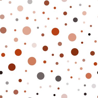 Koyu kırmızı daireler ile sorunsuz şablon vektör. İllüstrasyon renkli soyut daireler parlayan ayarlanmış. Tekstil, kumaş, duvar kağıtları için tasarım.