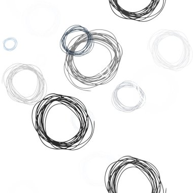 Hafif mavi vektör noktalar ile sorunsuz kapak. İllüstrasyon renkli soyut daireler parlayan ayarlanmış. Desen tasarım kumaş, duvar kağıtları.