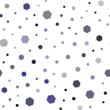 Koyu mavi vektör altıgenler kümesiyle sorunsuz kapak. İllüstrasyon renkli altıgenler dizi. Desen-ebilmek var olmak kullanılmış için açılış sayfaları.