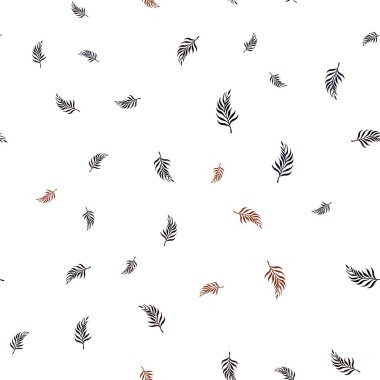 Koyu kırmızı yaprakları ile Dikişsiz soyut desen vektör. Modern geometrik soyut illüstrasyon ile bırakır. Kartvizit, Web siteleri için şablon.