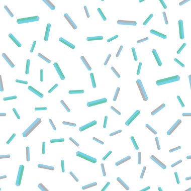 Açık mavi, vektör kesintisiz, izometrik düzen düz çizgili yeşil. Glitter soyut illüstrasyon renkli sopa ile. Tasarım için duvar kağıdı, kumaş üreticileri.