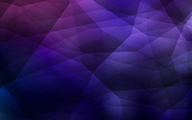 Koyu mor vektör zemin Çokgen. Üçgenler ile renkli resimde parlayan. İş tasarımınız için yeni stil.