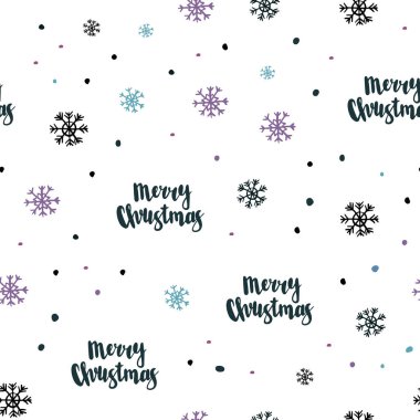 Koyu mavi, kırmızı güzel kar taneleri ile sorunsuz kapak vektör. Soyut şablonundaki kar ile renkli resimde parlayan. Tekstil, kumaş, duvar kağıtları için tasarım.