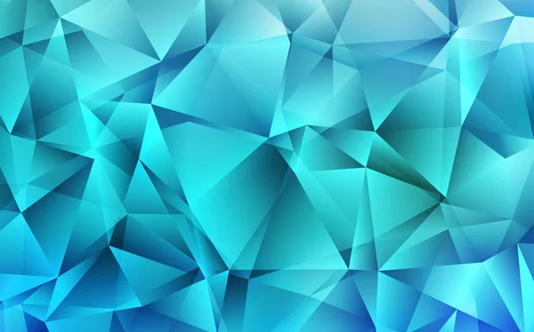 Fond Vectoriel Bleu Clair Avec Lignes Triangles Illustration Abstraite Gradient — Image vectorielle