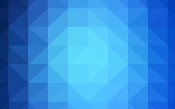 Világos Kék Vektor Absztrakt Mozaikosság Elegáns Fényes Sokszögű Illusztráció Színátmenettel — Stock Vector