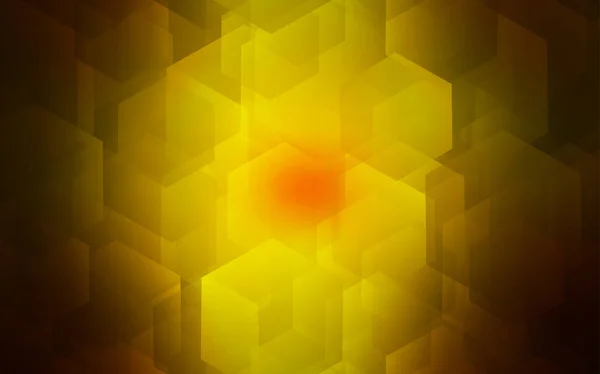 Σκούρο Κόκκινο Κίτρινο Διάνυσμα Μοτίβο Πολύχρωμα Εξάγωνα Σχεδιασμός Αφηρημένο Ύφος — Διανυσματικό Αρχείο