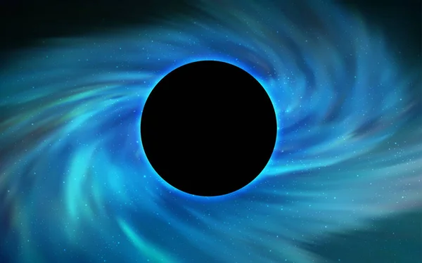 Φως Μπλε Διάνυσμα Φόντο Μια Μαύρη Τρύπα Ουρανό Ντεγκραντέ Πολύχρωμη — Διανυσματικό Αρχείο