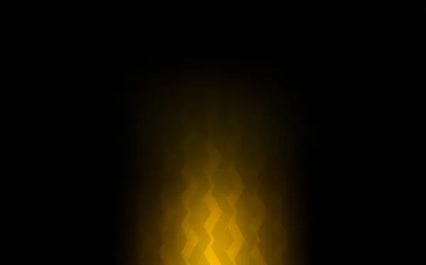 平らな線と暗い黄色ベクトル レイアウト 輝く色のイラストを使用したシャープなストライプ ポスター バナーのパターン — ストックベクタ