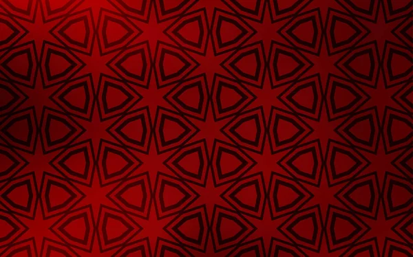 Modèle Vectoriel Rouge Foncé Avec Étoiles Ciel Étoiles Sur Fond — Image vectorielle
