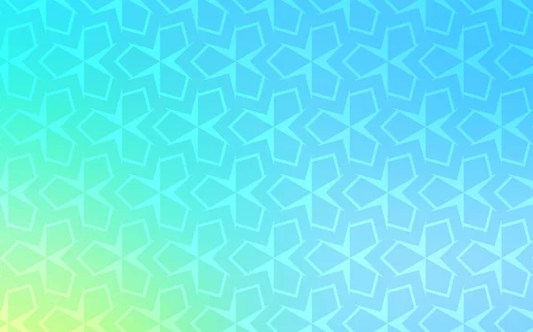 Hellblaues Grünes Vektormuster Quadratischen Stil Abstrakte Gradienten Illustration Mit Rechtecken — Stockvektor