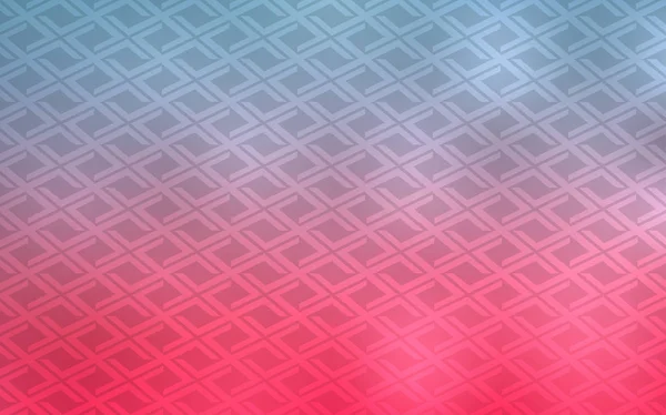 Bleu Clair Couverture Vectorielle Rouge Dans Style Polygonal Design Décoratif — Image vectorielle