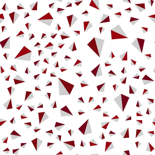 Dark Red Vector Inconsútil Diseño Isométrico Con Líneas Triángulos Hermosa — Vector de stock