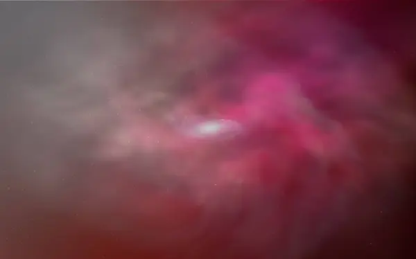 Luz Fondo Vectorial Rojo Con Estrellas Galaxias Estrellas Del Espacio — Vector de stock