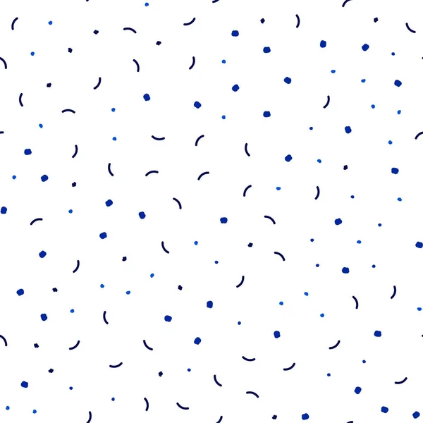 Темно Синий Вектор Бесшовного Фона Пузырьками Линиями Декоративный Дизайн Абстрактном — стоковый вектор