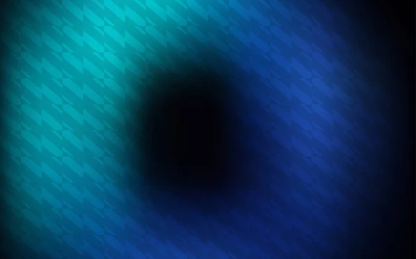 Mörkblå Vektor Layout Med Platta Linjer Glitter Abstrakt Illustration Med — Stock vektor