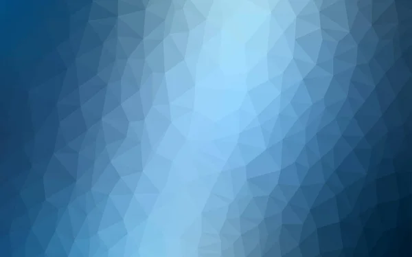 光の青いベクトル抽象モザイクの背景 三角形のカラフルなイラストを輝いています あなたのビジネスのための三角形のデザイン最高 — ストックベクタ