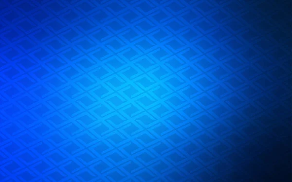 Donker Blauwe Vector Achtergrond Met Rechthoeken Vierkanten Glitter Abstracte Illustratie — Stockvector