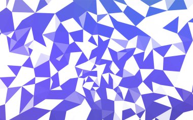 Açık Mor vektör üçgen mozaik doku. Yarım ton şeklinde, üçgenli yaratıcı illüstrasyon. Pankartın için tamamen yeni bir şablon.