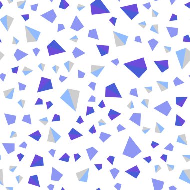 Açık mavi, kırmızı vektör poligonal tarzı ile kesintisiz, izometrik kapak. Modern Soyut illüstrasyon renkli üçgenler ile. Desen tasarım kumaş, duvar kağıtları.