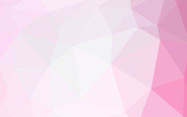 Üçgen kapak parlayan ışık pembe vektör. Geometrik şekil gradyan ile Origami tarzında. Desen için bir marka kitabın zemin.