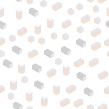 Işık turuncu vektör doku dikdörtgen tarzı kesintisiz, izometrik. İllüstrasyon renkli dikdörtgenler dizi. Doku pencere panjur, perdeler için.