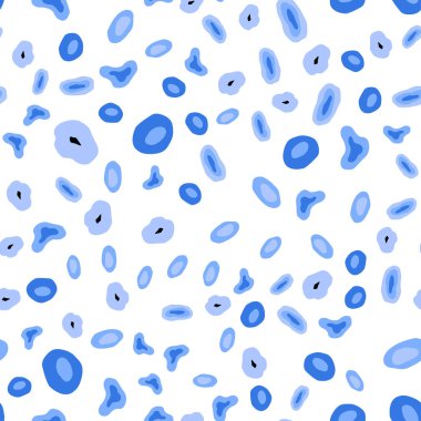 Hafif mavi vektör sorunsuz zemin noktalar ile. Kabarcıkları ile soyut tarzda bulanık dekoratif tasarım. Desen tasarım kumaş, duvar kağıtları.