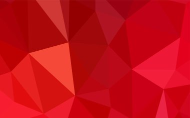 Koyu turuncu vektör düşük poli doku. Gradyan ile zarif parlak poligonal illüstrasyon. Senin arka plan için dokulu deseni.