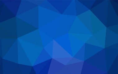 Hafif mavi vektör poligonal arka plan. Gradyan ile Origami tarzında yaratıcı geometrik şekil. Tamamen yeni bir tasarım sizin broşürü.